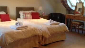 Desk, iron/ironing board, free cots/infant beds, free WiFi
