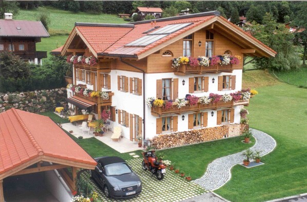 Majoituspaikan julkisivu