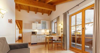 (5) Hausberg - 2-Zimmer Familien-Appartement ca. 45qm, 1-4 Personen, Extra-Schlafzimmer, Küchenzeile, Balkon