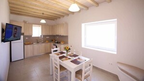 Villa, 2 Bedrooms, Sea View | Living area - House Artemi with Amazing View (Mykonos)