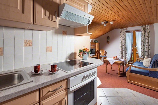 Ferienwohnung 3 für 2 bis 4 Personen, 63 qm, 2 Schlafzimmer, 2 Bäder, Balkon-Küche
