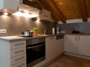 Kühlschrank, Ofen, Herdplatte, Geschirrspüler