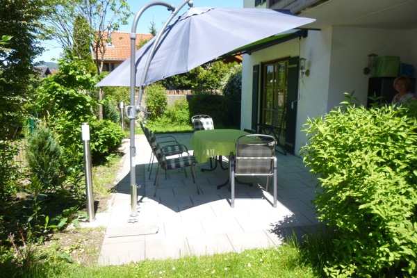 Ferienwohnung Rheinfeld (DE Piding) - Rheinfeld Claus und Gerda - 150-Terrasse
