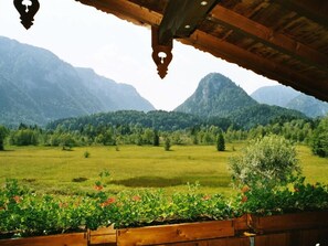 Blick von der Unterkunft