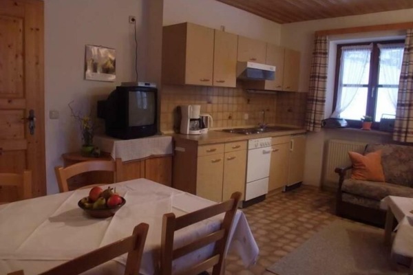 Ferienwohnung Nr. 1 Kehlstein für 1-3 Pers., 42 m², Schlafzimmer, Wohnküche, Bk-Wohnküche Kehlstein