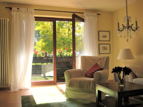 Ihre Ferienwohnung am Kurpark, 56 qm Obergeschoss, 1 extra Schlafzimmer