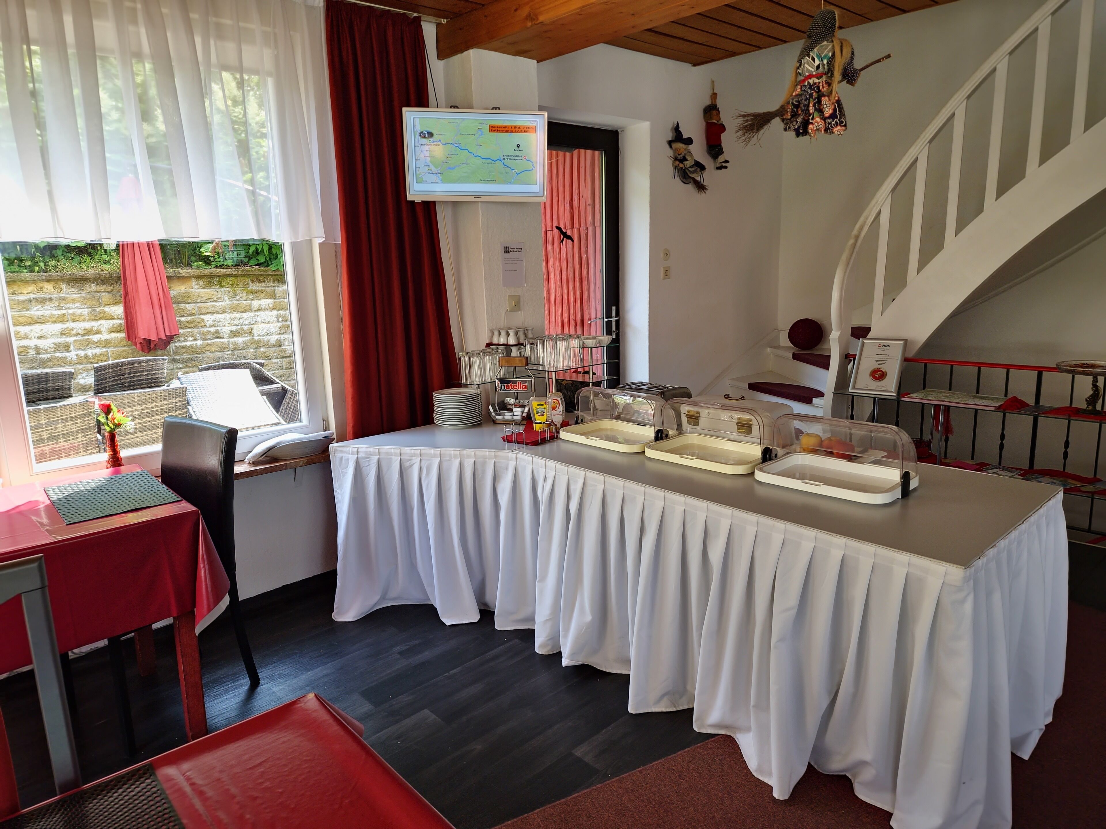 Tägliches kontinentales Frühstück gegen Gebühr