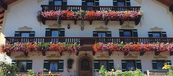 Ferienwohnung Bergblick 45 qm. 1 Schlafzimmer, 1 Küche, Balkon, Sat-TV, max 3 Personen