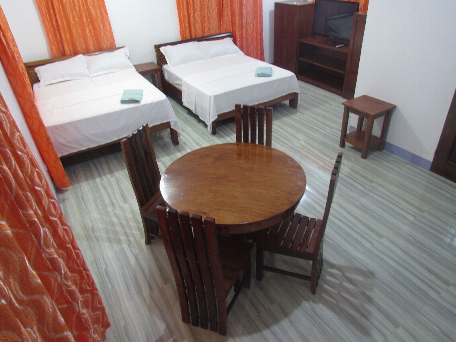 family double room | bed sheets