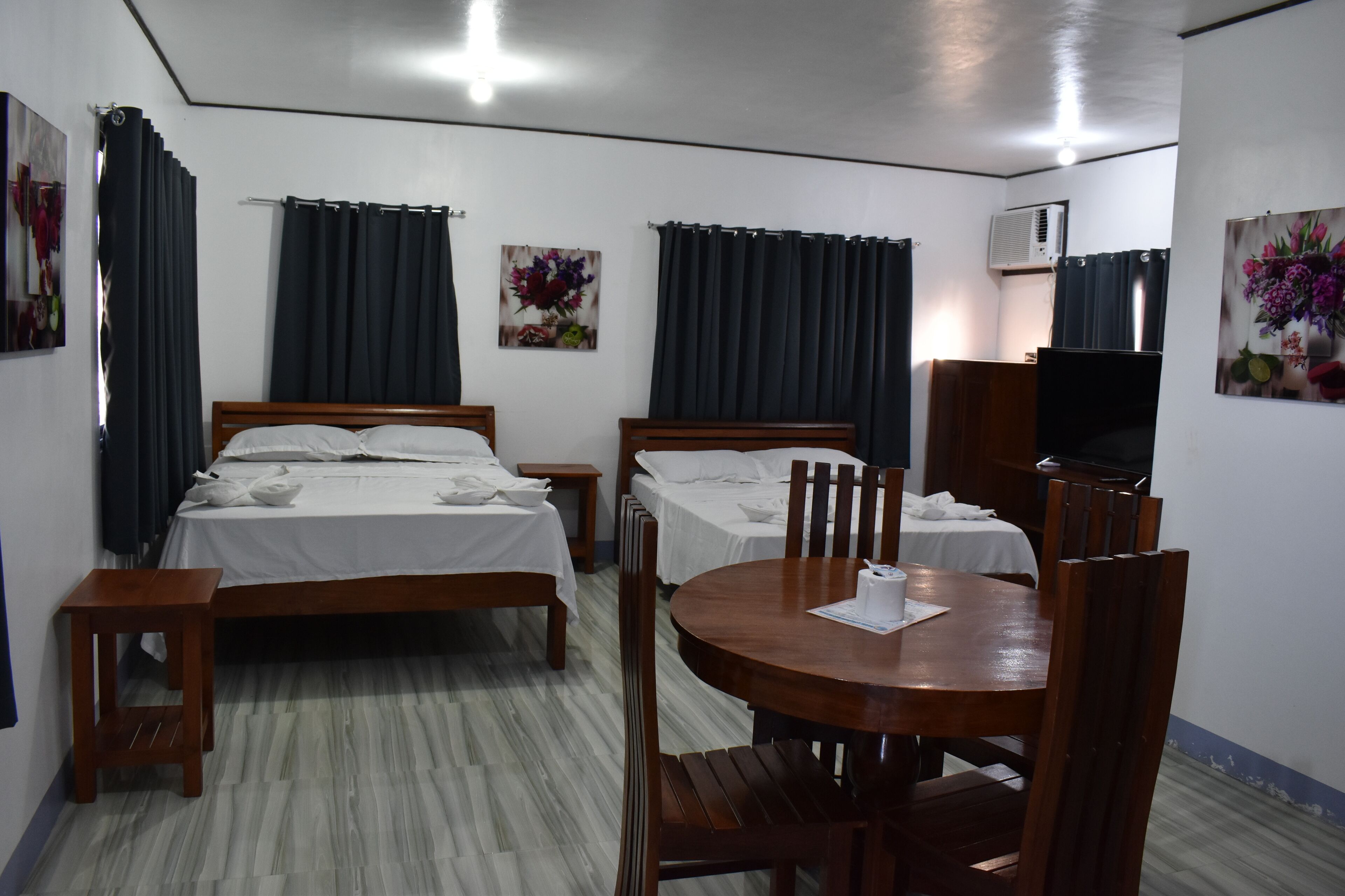 family double room | bed sheets