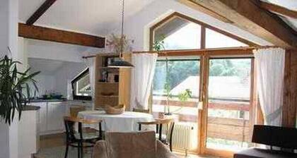 Vacation apartment 70 sqm for 1-4 persons 1. sep. Bedroom with balcony