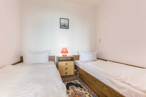 2 habitaciones, ropa de cama y acceso para silla de ruedas