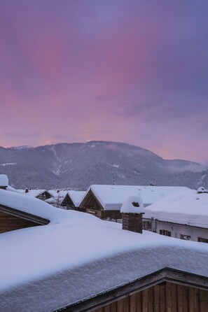 Udsigt fra overnatningsstedet