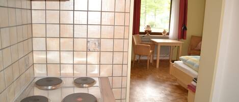 1 dormitorio, Internet, ropa de cama