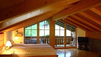 1 habitación y ropa de cama