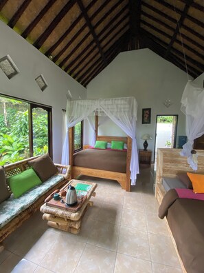 Superior Triple Room, Multiple Beds, Garden View, Garden Area