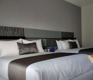 Ropa de cama de alta calidad y minibar 
