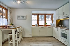 Kühlschrank, Ofen, Herdplatte, Geschirrspüler