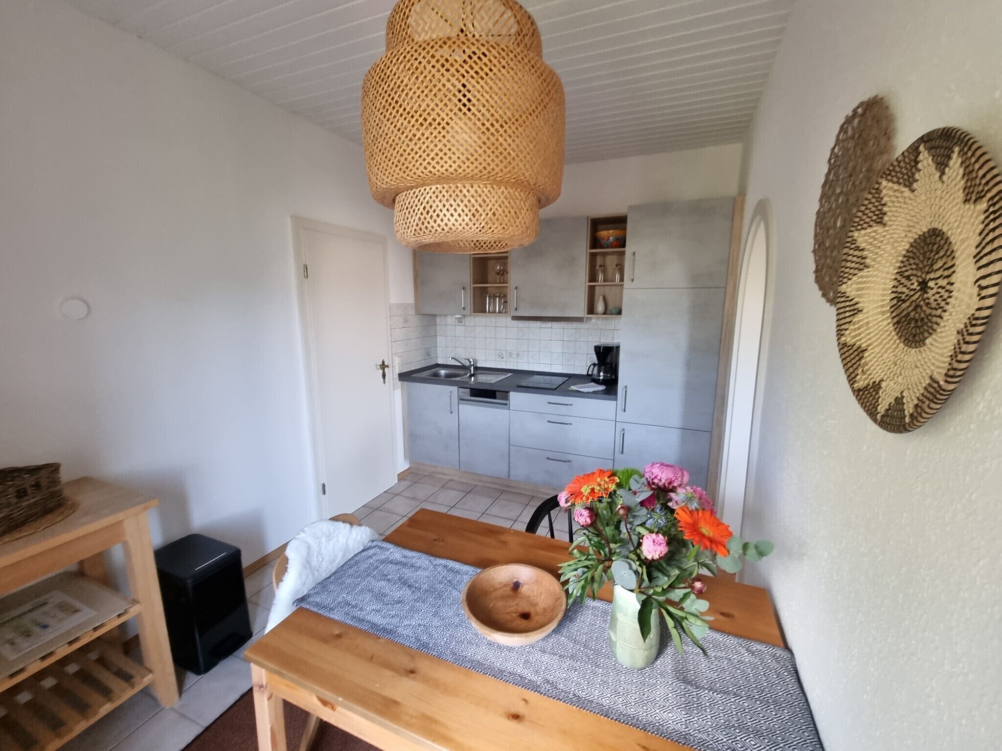 Kühlschrank, Mikrowelle, Herdplatte, Geschirrspüler