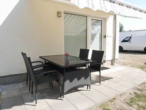 Outdoor dining - Vacation apartment on the Baltic Sea - Seagull - Holiday apartment Seagull 1 (Zinnowitz)