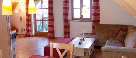 Télévision, table de tennis de table