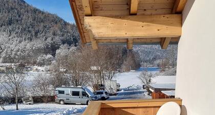 Ferienwohnungen 40 mÂČ, 2-4 Personen, Wohnzimmer, Schlafzimmer, Du/WC, Balkon, TV