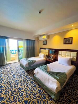 Minibar, laptop workspace, free WiFi, bed sheets