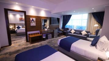 Minibar, laptop workspace, free WiFi, bed sheets