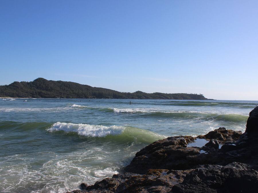 Beach nearby, white sand