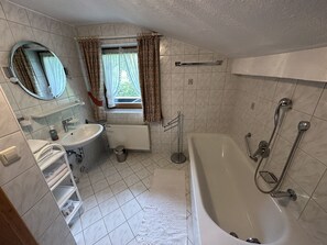 Badewanne, Handtücher