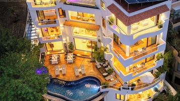 Majoituspaikan julkisivu