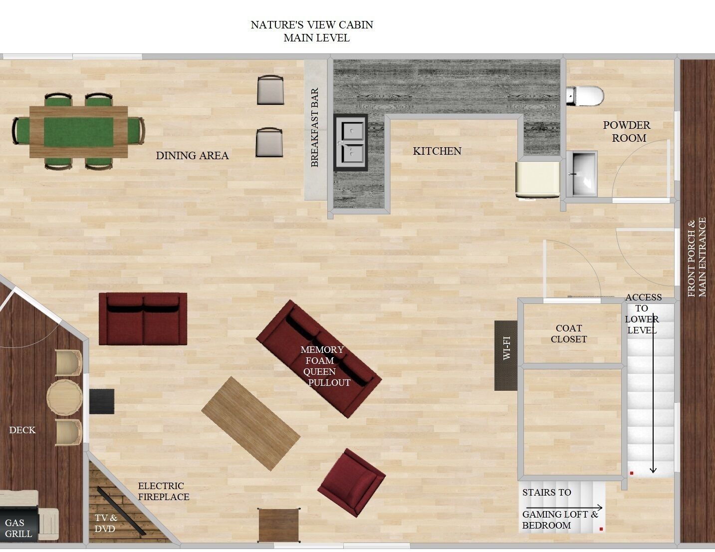 Main Level Layout