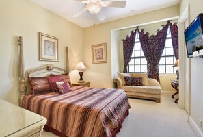 6 chambres, coffres-forts dans les chambres, bureau