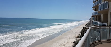 On the beach, beach towels