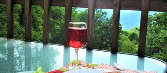 ALPINE LOG CABIN/COZY, COMFORTABLE, MODERN/BLUE RIDGE MOUNTAINS NEAR BOONE N.C.