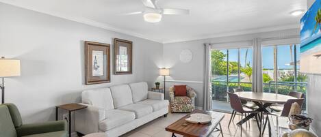 TV, DVD player, stereo, offices