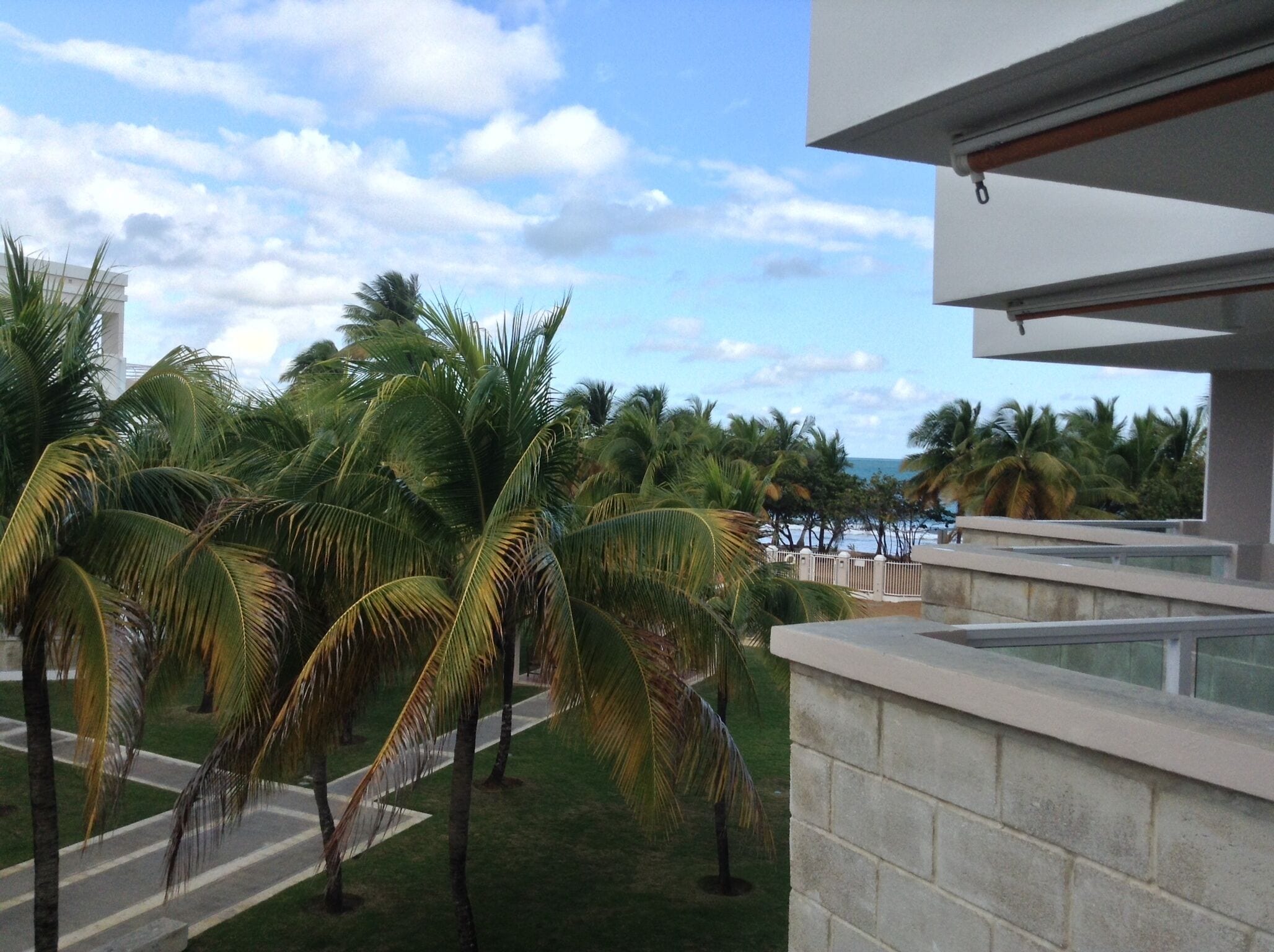 View from balcony