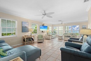 Smart TV - 2BR Gulf View Condo Cabana Beach Club #7 by RVA (Longboat Key)