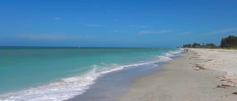 On the beach