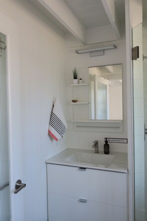 Shower, hair dryer, towels, soap - Renew@Coniferidge ... Located in a beautiful wooded setting. (Charlottesville)