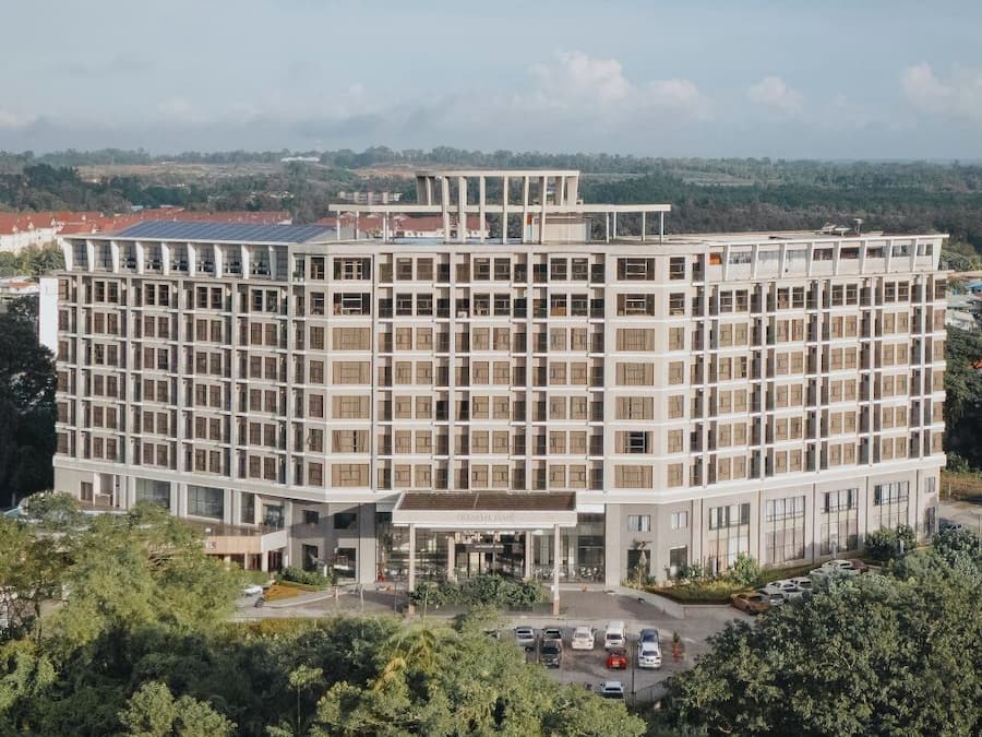 Fassade der Unterkunft