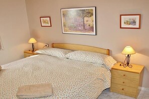 3 bedrooms, iron/ironing board, travel cot, WiFi