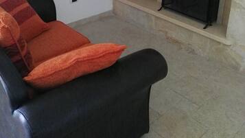 Smart-TV, Kamin, Bücher