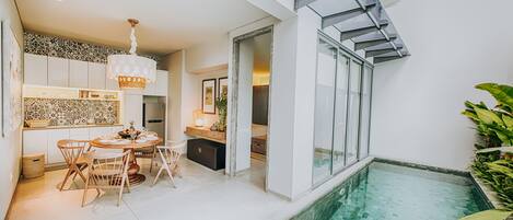 Honeymoon Villa, 1 King Bed, Pool View | View from room