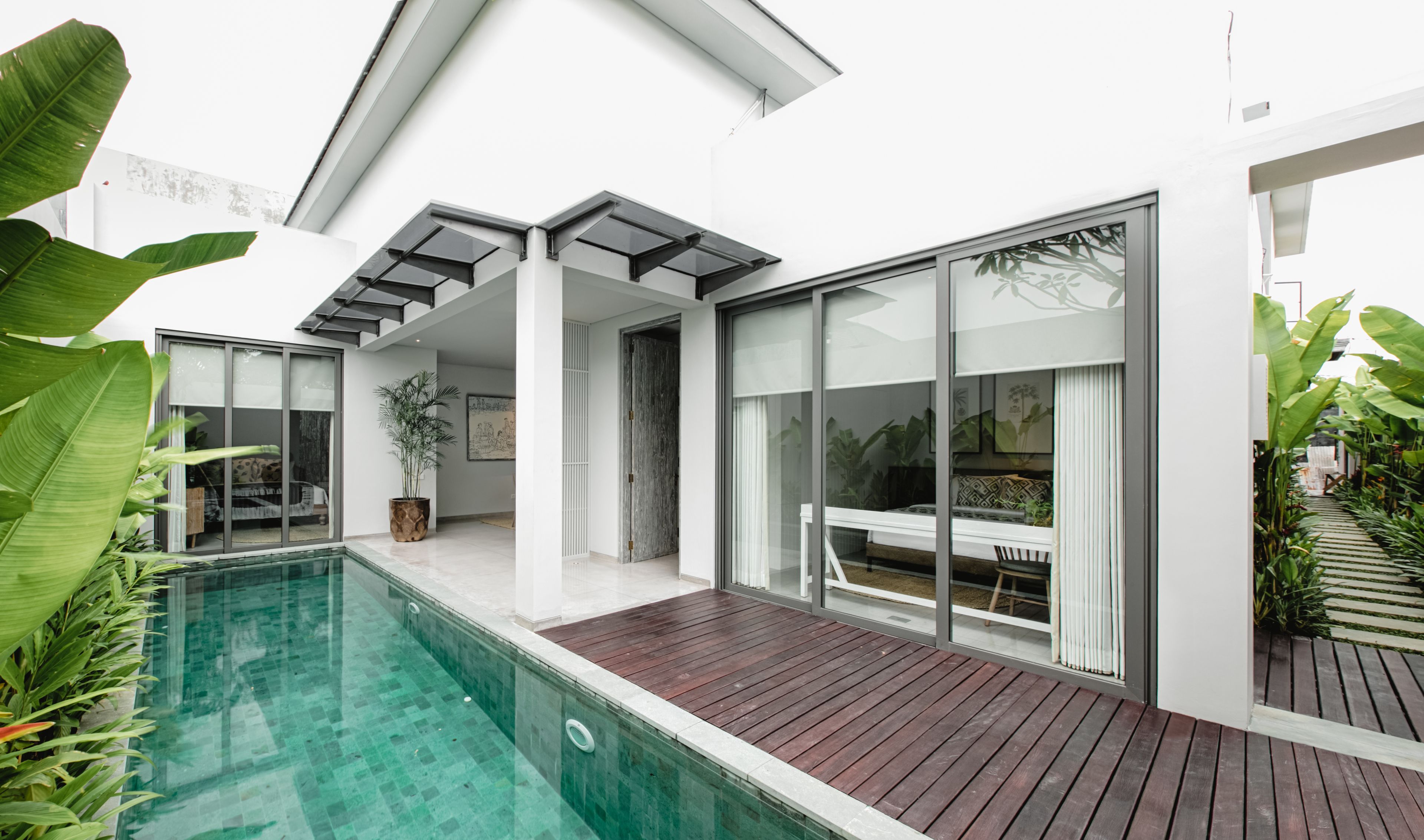 Luxury Villa, 2 Bedrooms, Pool View | Living area | 43-inch LED TV with cable channels, TV