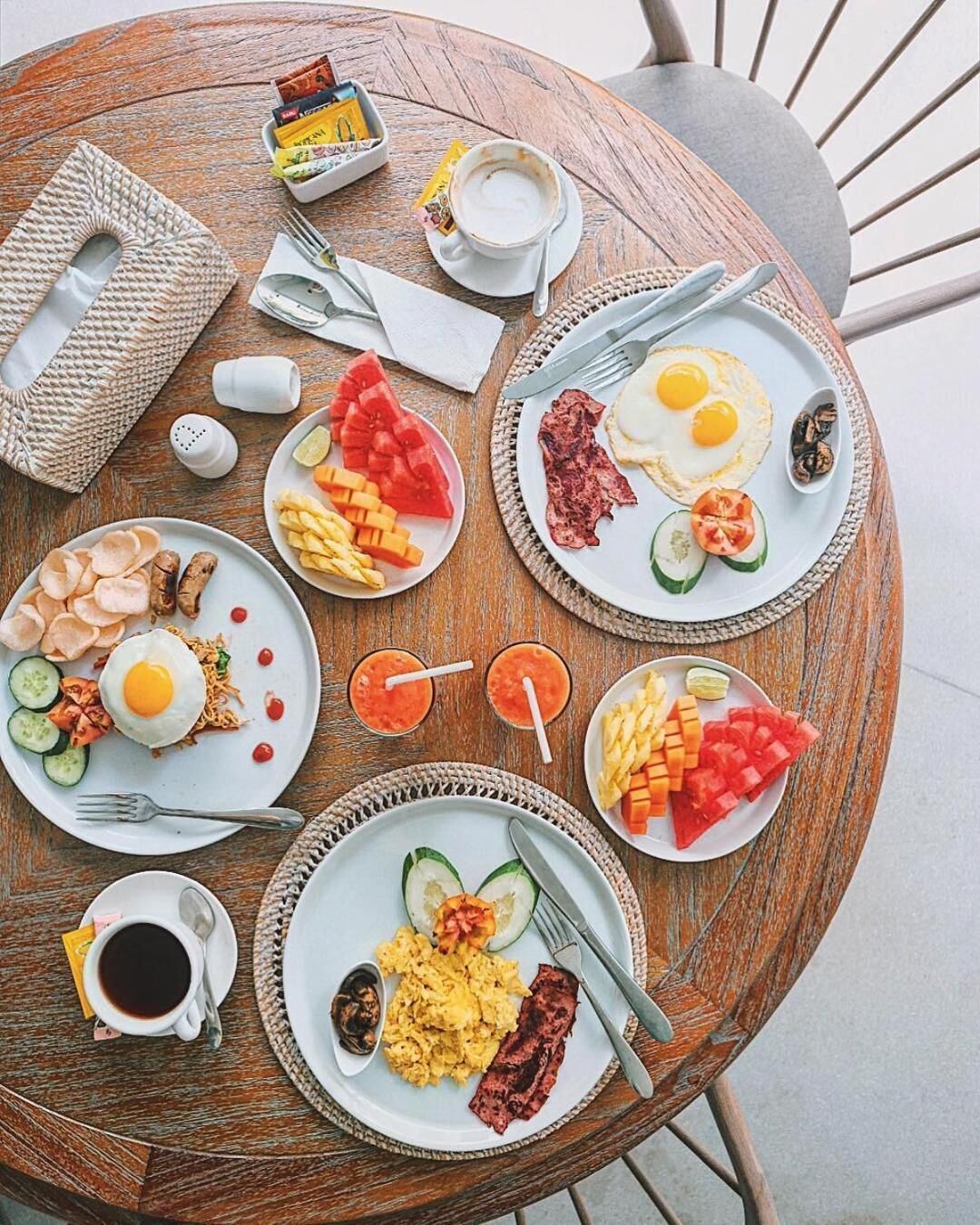 Sarapan pesanan masak setiap hari dengan fi 