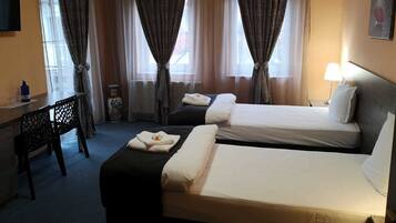 Free WiFi, bed sheets