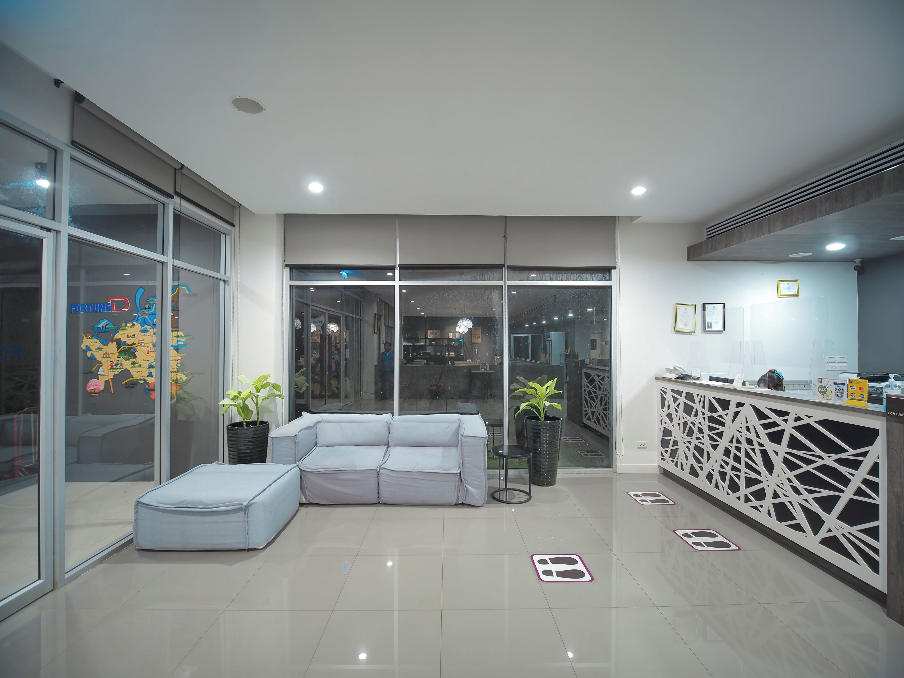 منطقة الجلوس في الردهة