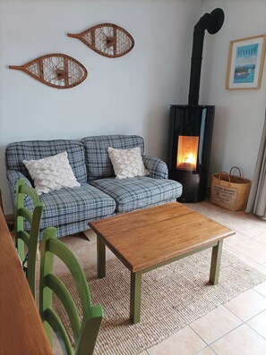 TV, table tennis - Holiday rental with pool and views of Lake Raviège  (La Salvetat-sur-Agout)