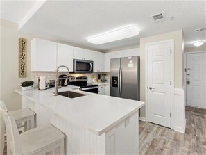 Fridge, microwave, oven, stovetop - Ground floor, private beach access, pool, tennis! (Miramar Beach)